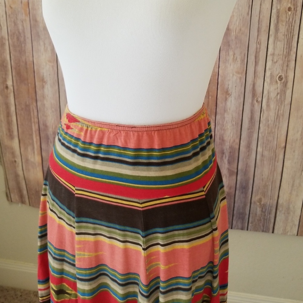 Multi color Southwest long skirt